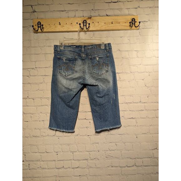 Vigoss stretchy denim cutoff shorts size 5 * - Picture 2 of 3